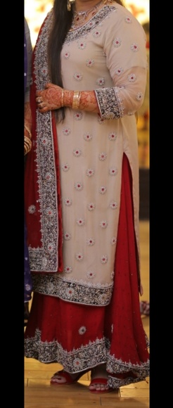 Heavy formal shirt and dupata